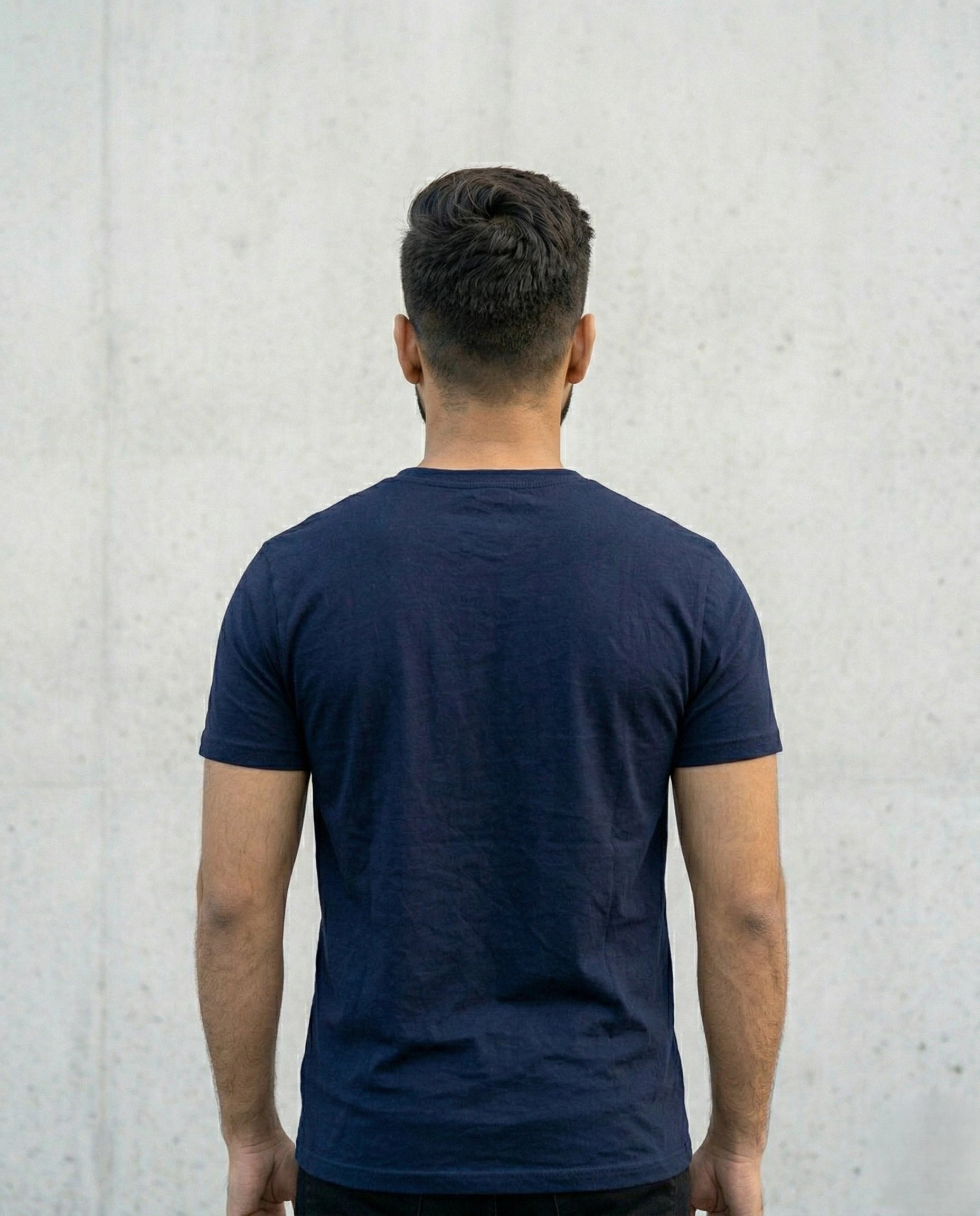 Men's Balance Navy Blue Regular T-Shirt