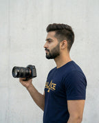 Men's Balance Navy Blue Regular T-Shirt