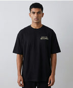 Men's Built To Belong Black Oversized Tshirt