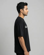 Men's Cosmic Energy Black Oversized T-shirt