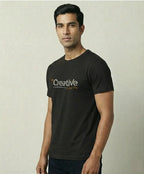 Men's Creativism Regular Graphic Printed Tshirt