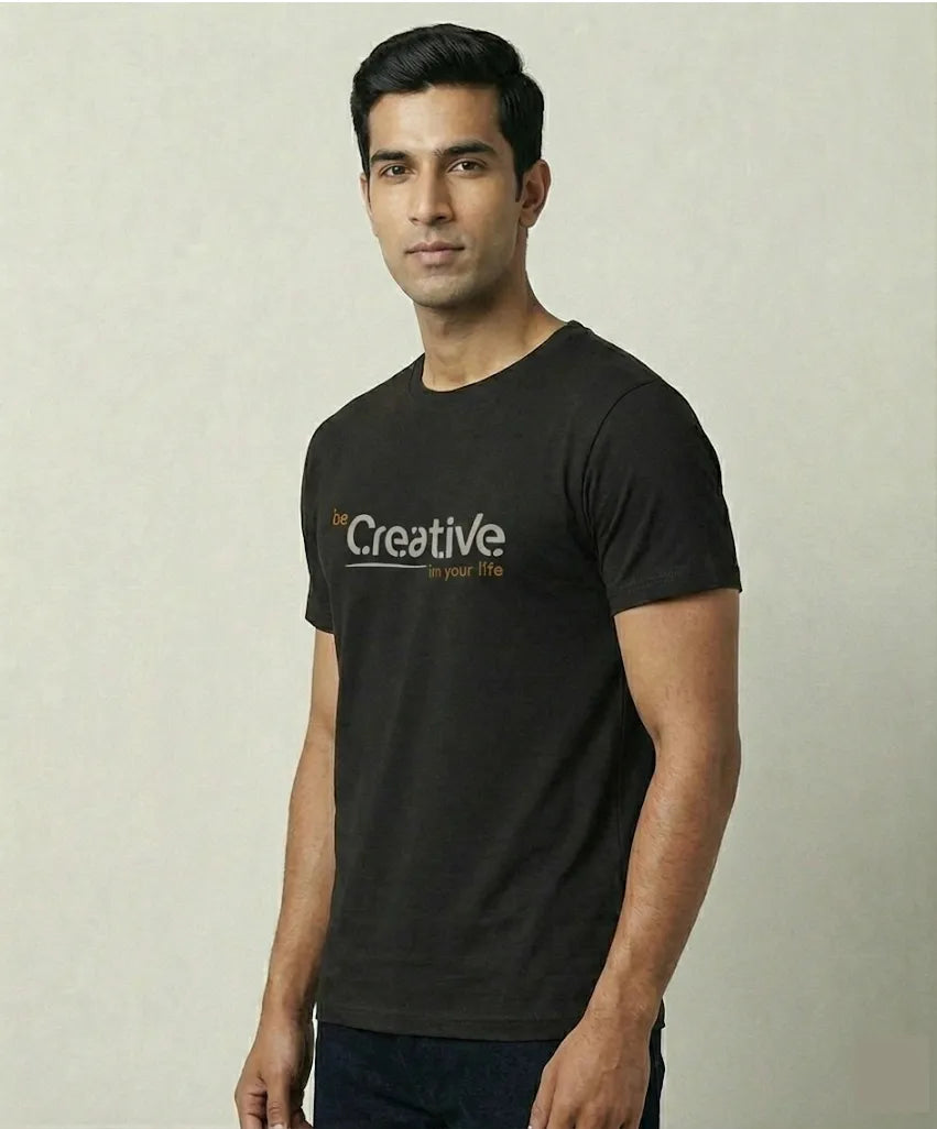 Men's Creativism Regular Graphic Printed Tshirt