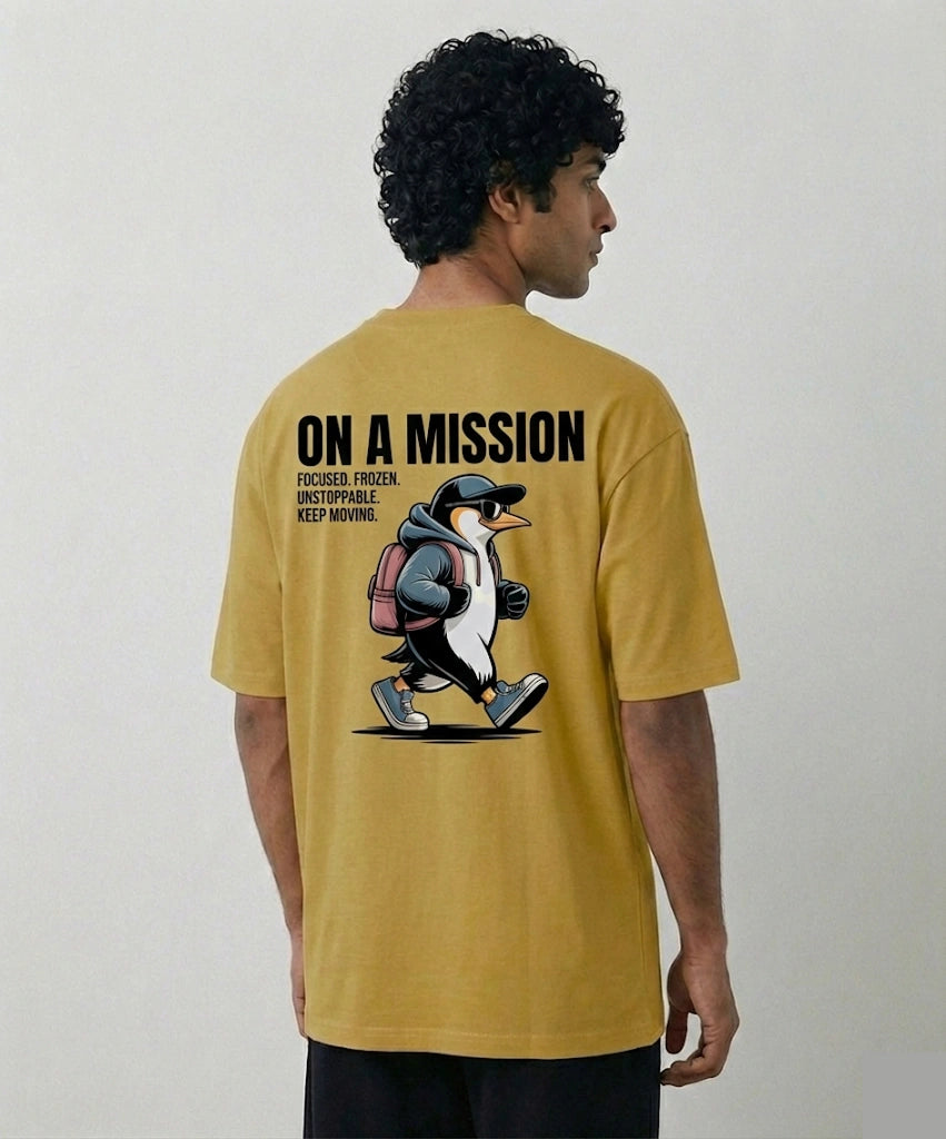 Men's On A Mission Graphic Printed Tshirt