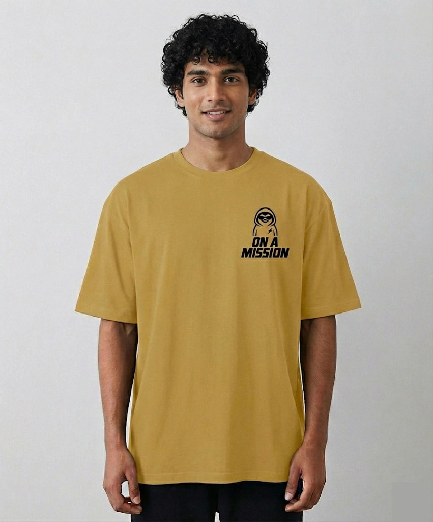 Men's On A Mission Graphic Printed Tshirt