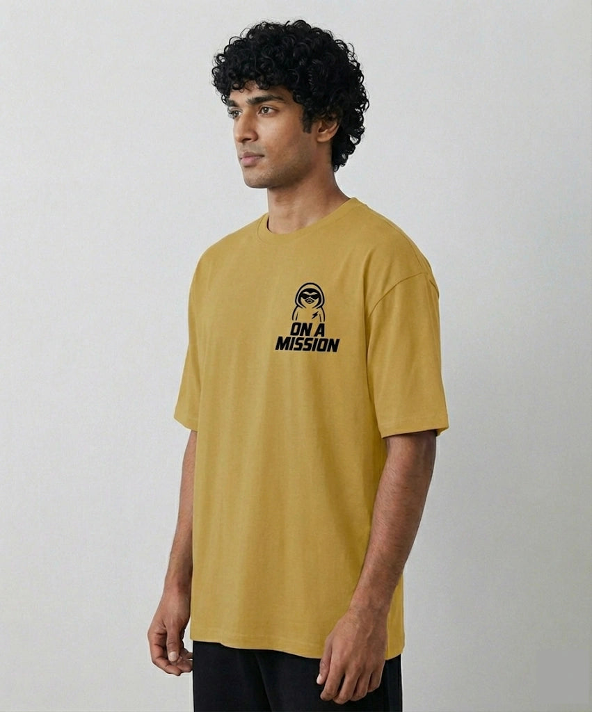Men's On A Mission Graphic Printed Tshirt