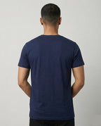 Men's Regular Blue Graphic Tshirt