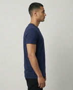Men's Regular Blue Graphic Tshirt