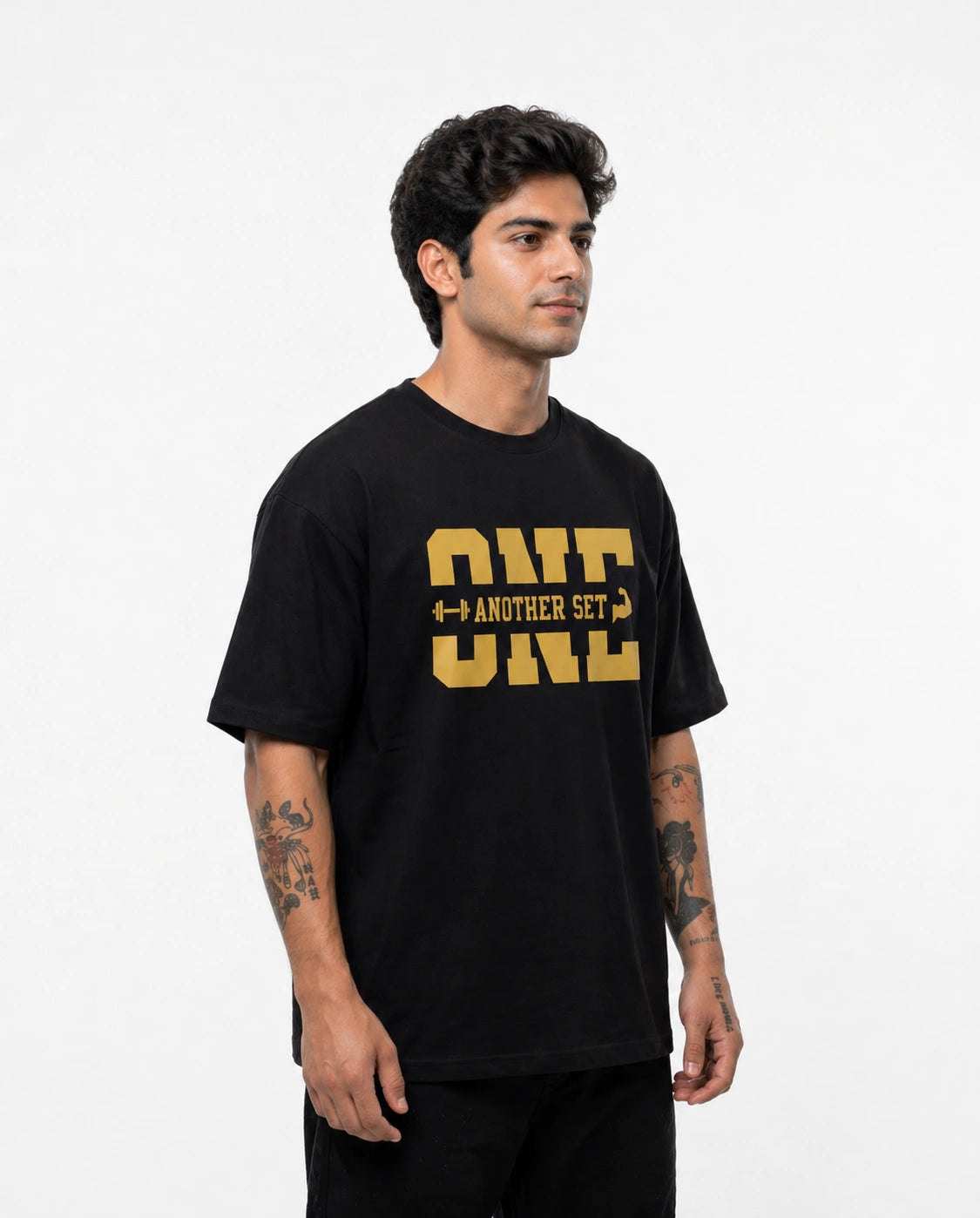 Men's One More Reign Black Oversized T-shirt