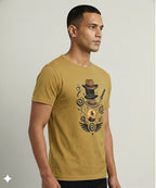 Me's Questbound Regular Graphic Printed Tshirt