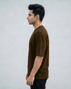 Men's Sea Bound Brown Oversized T-shirt