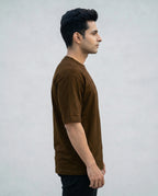 Men's Sea Bound Brown Oversized T-shirt