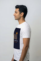 Men's Still Sparking White Regular T-shirt