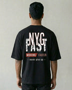 Men's  Oversize Black Tshirt