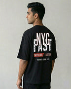 Men's  Oversize Black Tshirt