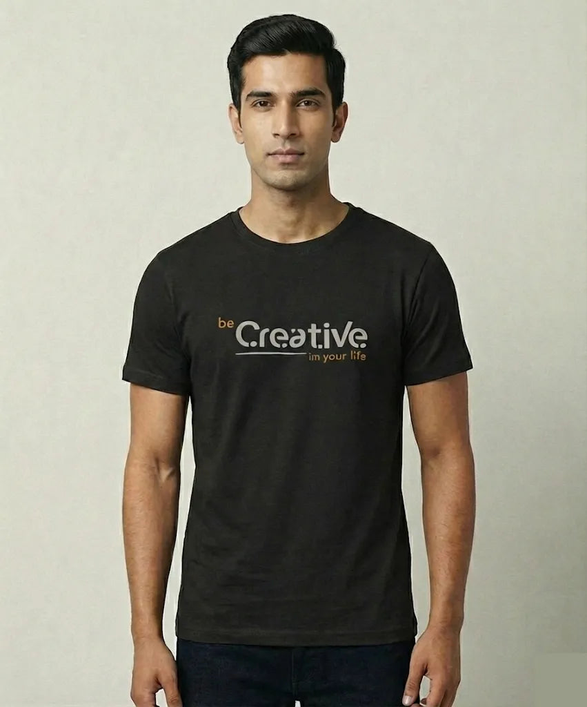 Men's Creativism Regular Graphic Printed Tshirt