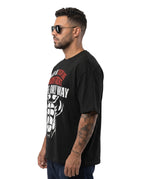 Men's Forged Commitment Black Oversized T-shirt