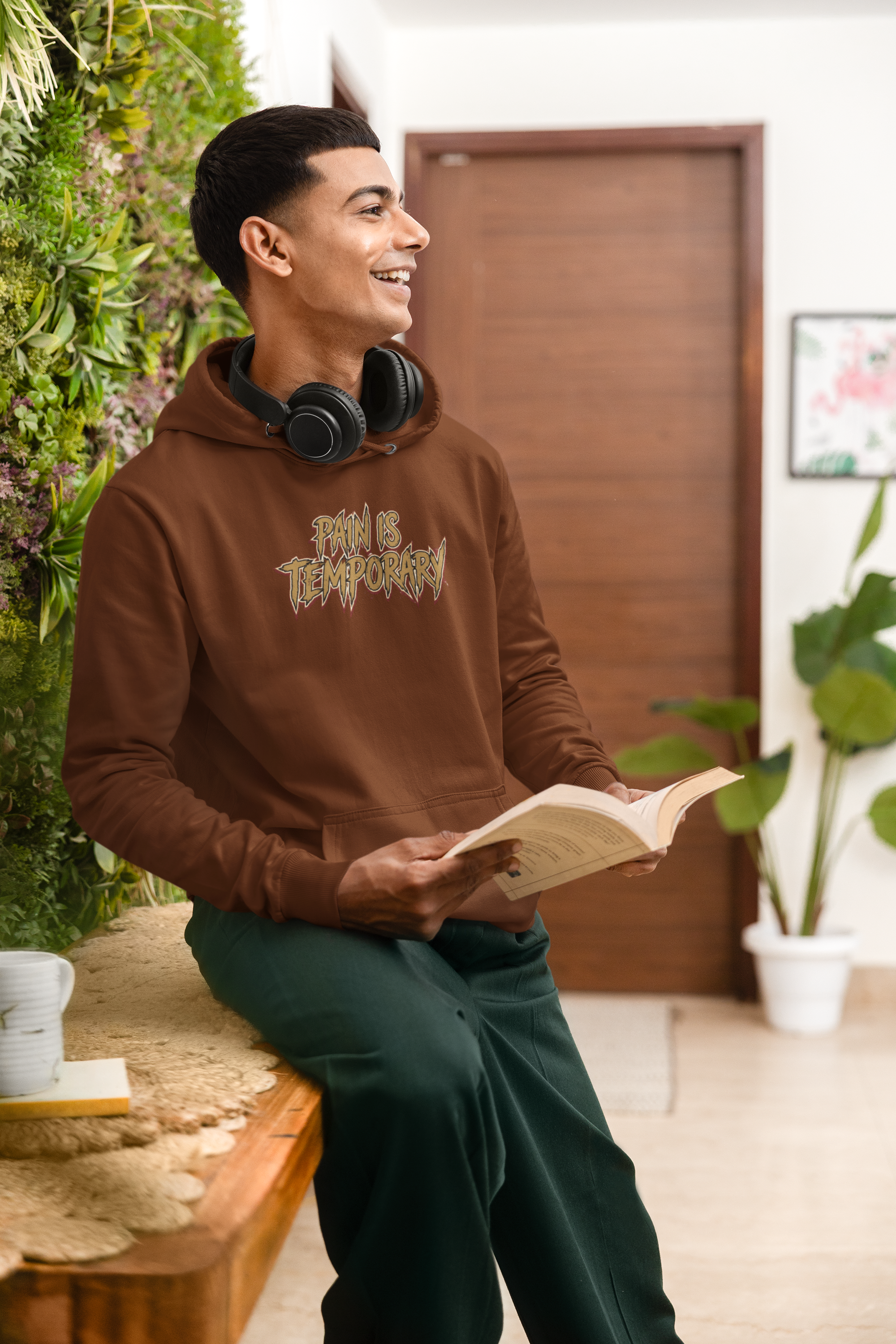 Endure  Hoodie | Pain Is Temporary Hoodie for Gym & Streetwear