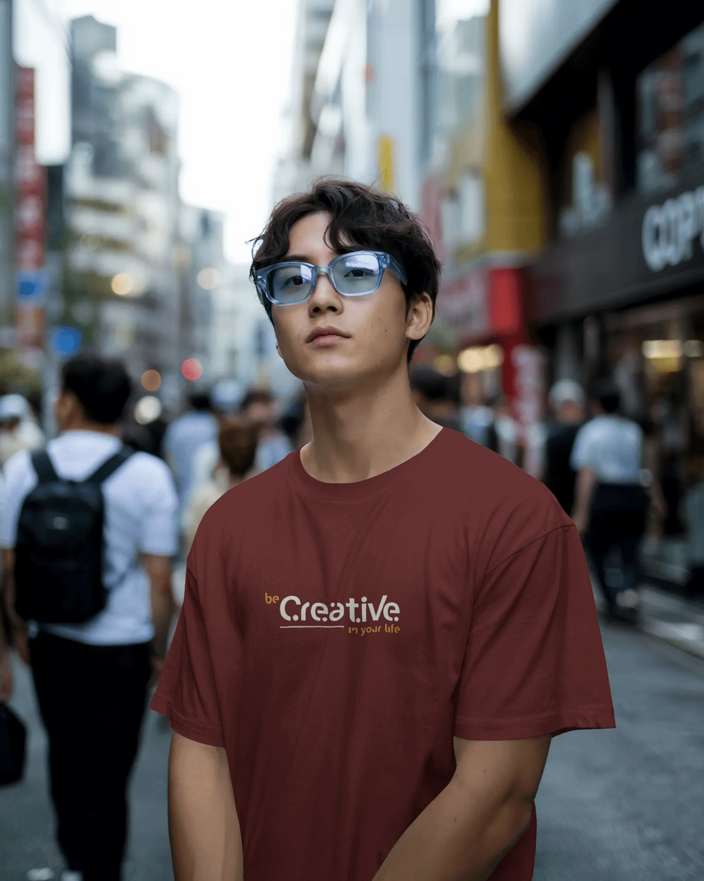 Men's Creativism Regular Graphic Printed Tshirt